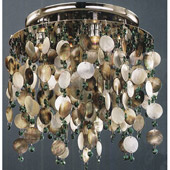Crystal Midnight Pearl Ceiling Light - Glow Lighting 582SC4LSP-9E