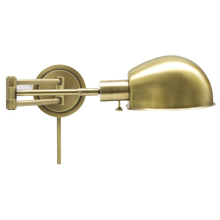 House of Troy AD425-AB Addison Swing Arm Wall Lamp
