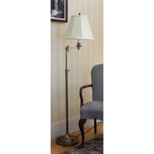 House of Troy CL200-AB Club Swing Arm Floor Lamp