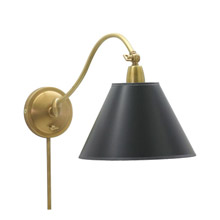 House of Troy HP725-WB-BP Hyde Park Wall Swing Arm Lamp