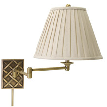 House of Troy WS760-AB Basket Swing Arm Wall Lamp