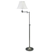 Traditional Club Swing Arm Floor Lamp - House of Troy CL200-AS