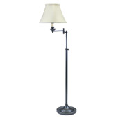 Traditional Club Swing Arm Floor Lamp - House of Troy CL200-OB