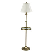 Traditional Club Tray Floor Lamp - House of Troy CL202-AB