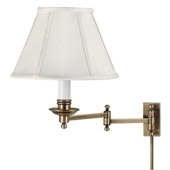 Traditional Library Swing Arm Wall Lamp - House of Troy LL660-AB