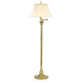 Traditional Newport Swing Arm Floor Lamp - House of Troy N604-AB