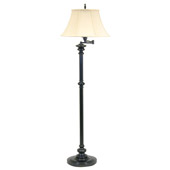 Traditional Newport Swing Arm Floor Lamp - House of Troy N604-OB