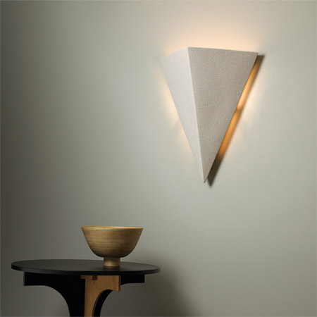 Justice Design CER-1140-CRK Ambiance Really Big Triangle Wall Sconce