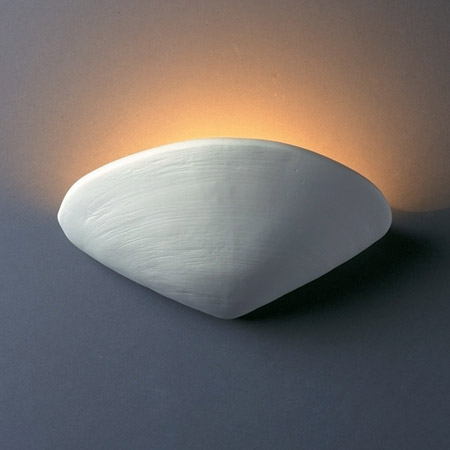 Justice Design CER-3710-BIS Ambiance Clam Shell Wall Sconce