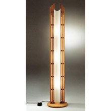 Justice Design DOM-8000 Domus Manhattan Beech Floor Lamp