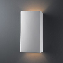 Justice Design CER-0955-BIS Ambiance Large Rectangle Wall Sconce