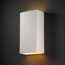 Justice Design CER-1175-BIS Ambiance Really Big Rectangle Wall Sconce