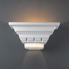 Justice Design CER-1440-BIS Ambiance Small Crown Molding Wall Sconce