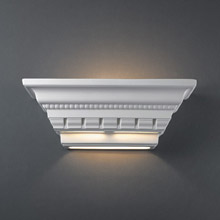 Justice Design CER-1445-BIS Ambiance Medium Crown Molding Wall Sconce