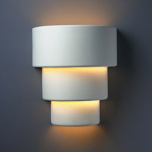 Justice Design CER-2235W-BIS Ambiance Large Terrace Outdoor Wall Sconce