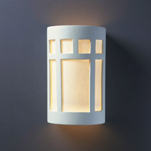 Justice Design CER-5355-BIS Ambiance Large ADA Prairie Window Wall Sconce