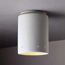 Justice Design CER-6105-BIS Radiance Cylinder Flush Mount Ceiling Fixture
