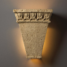 Justice Design CER-7910W Tuscan Garden Tall Tapered Exterior Wall Sconce