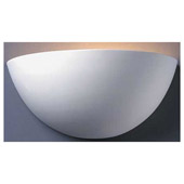 Contemporary Ambiance Large Quarter Sphere Wall Sconce - Justice Design Group 1355
