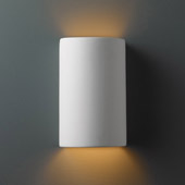 Contemporary Ambiance Small Cylinder Wall Sconce - Justice Design CER-0945-BIS