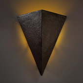 Contemporary Ambiance Really Big Triangle Wall Sconce - Justice Design CER-1140-HMIR