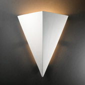 Contemporary Ambiance Really Big Triangle Outdoor Wall Sconce - Justice Design CER-1140W-BIS