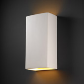 Contemporary Ambiance Really Big Rectangle Wall Sconce - Justice Design CER-1175-BIS