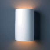 Contemporary Ambiance Large Cylinder Wall Sconce - Justice Design Group CER-1265-BIS