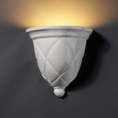 Traditional Ambiance Milano Wall Sconce - Justice Design CER-1480-CRK