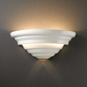 Traditional Ambiance Supreme Wall Sconce - Justice Design CER-1555-WHT