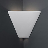 Contemporary Ambiance Trapezoid Corner Sconce - Justice Design CER-1860-BIS