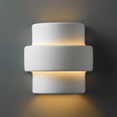 Contemporary Ambiance Small Step Wall Sconce - Justice Design Group CER-2205-BIS