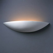 Contemporary Ambiance Large Sliver Wall Sconce - Justice Design CER-4200-BIS