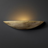 Contemporary Ambiance Small ADA Sliver Wall Sconce - Justice Design CER-4210-TRAG