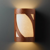 Ambiance Small ADA Lantern Wall Sconce - Justice Design CER-5325-HMCP