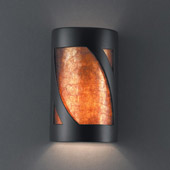Ambiance Large ADA Lantern Wall Sconce - Justice Design CER-5335-CRB-MICA