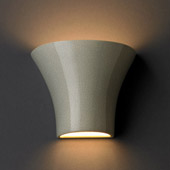 Ambiance Small Round Flared Wall Sconce - Justice Design CER-8810-CKC