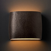 Ambiance Wide ADA Oval Wall Sconce - Justice Design CER-8855-HMIR