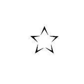 Texas Star Cutout Pattern