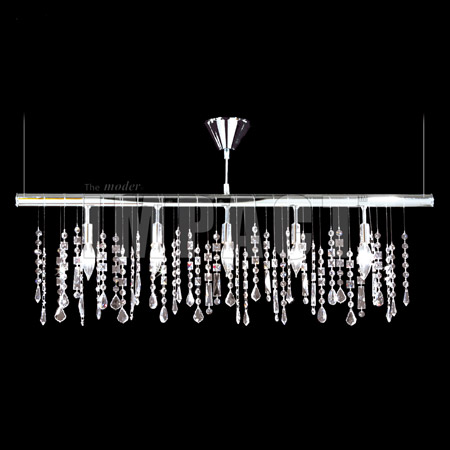 James Moder 40740S22 Crystal Contemporary IMPACT Linear Chandelier