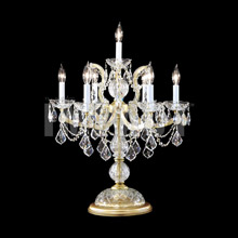 James Moder 40809GL22 Crystal Maria Theresa IMPACT 6 Arm Table Lamp