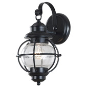 Traditional Hatteras Indoor / Outdoor Wall Lantern - Kenroy Home 90961BL