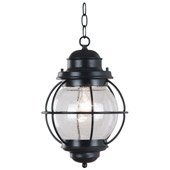 Traditional Hatteras Indoor / Outdoor Hanging Lantern - Kenroy Home 90965BL