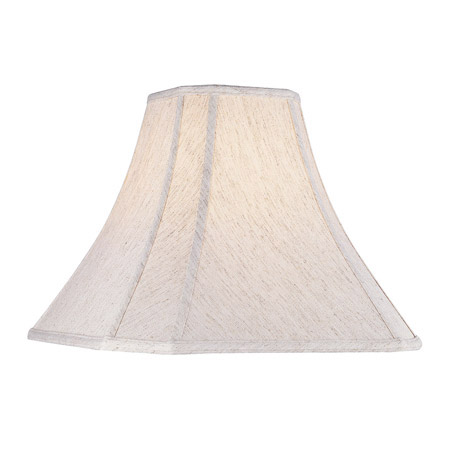 Lite Source CH1122-14 Bell Shaped Fabric Shade With Cut Corners