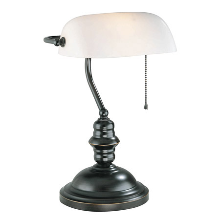 Lite Source LS-224D/BRZ Banker's Desk Lamp