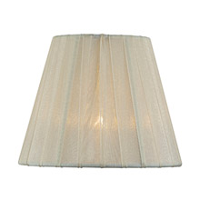 Lite Source CH5207-6 Pleated Clip-On Chandelier Shade