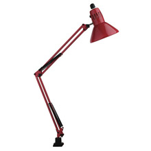 Lite Source LS-105RED Swing-Arm Swing Arm Clamp-On Lamp