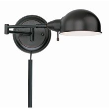 Lite Source LS-16753AGED/CP Rizzo Swing-Arm Wall Lamp
