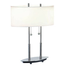Lite Source LS-3821PS/WHT Bliss Table Lamp