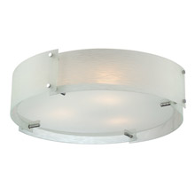 Lite Source LS-5420C/FRO Kaelin Flush Mount Ceiling Light Fixture